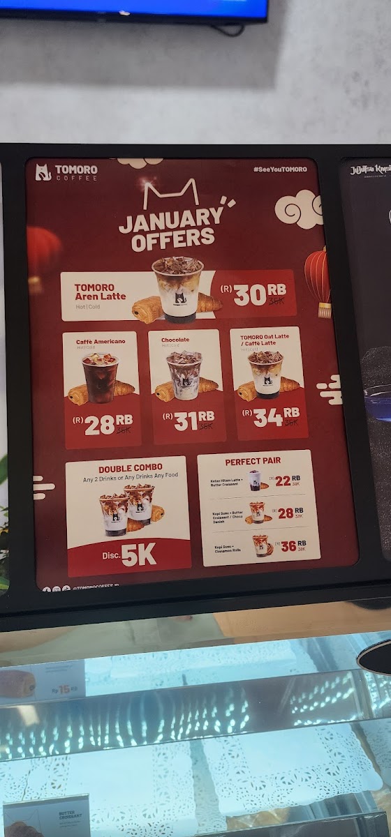 Menu Tomoro Coffee - Arif Rate-2